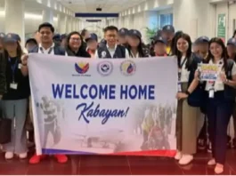 Umuna a batch ti 34 OFWs a na-stranded sadiay Saudi Arabia, nakaawiden ditoy Pilipinas