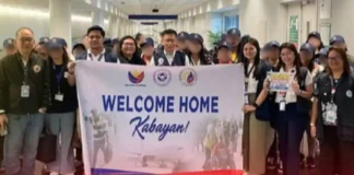 Umuna a batch ti 34 OFWs a na-stranded sadiay Saudi Arabia, nakaawiden ditoy Pilipinas