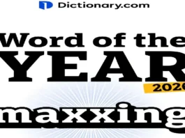 Sarita a “Maxxing” napili a word of the year iti Dictionary.com