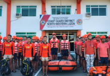 COAST GUARD DISTRICT NORTHWESTERN LUZON, nakaalerto iti agbalin nga epekto ti Super Typhoon Rosal