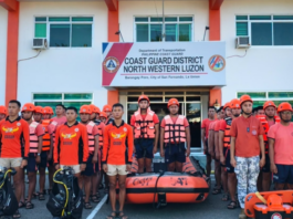 COAST GUARD DISTRICT NORTHWESTERN LUZON, nakaalerto iti agbalin nga epekto ti Super Typhoon Rosal