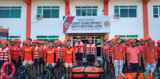 COAST GUARD DISTRICT NORTHWESTERN LUZON, nakaalerto iti agbalin nga epekto ti Super Typhoon Rosal