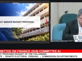Gakat a P7.7-bilyon budget ti senado para iti tawen 2027, pasado iti senate committee on finance