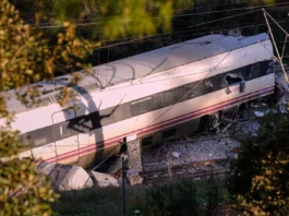 Agarup 64 a tattao, natay kalpasan a nagdinnungpar ti dua nga high-speed train idiay Spain