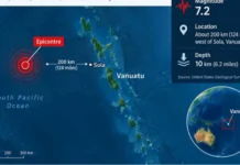 Awan ti pangta ti tsunami ditoy Pilipinas kasaruno ti M7.2 a gingined idiay Vanuatu – Phivolcs