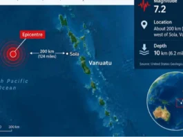 Awan ti pangta ti tsunami ditoy Pilipinas kasaruno ti M7.2 a gingined idiay Vanuatu – Phivolcs