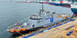Maikatlo nga offshore patrol vessel ti Philippine Navy, naiyuswat sadiay South Korea