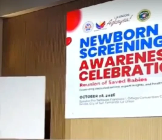 570 a maladaga ditoy La Union, tulongan ti DOH babaen iti New Born Screening Program