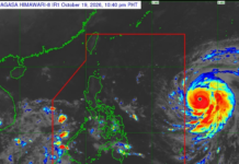 Super Typhoon Champi, lalo pay a pimmigsa; Namnamaen a sumrek iti PAR inton bigat, October 20
