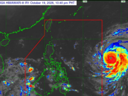 Super Typhoon Champi, lalo pay a pimmigsa; Namnamaen a sumrek iti PAR inton bigat, October 20