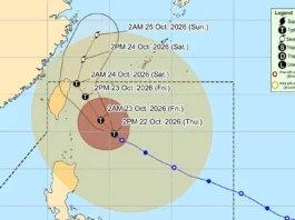 Bagyo Rosal, kimmapsot iti kategorya a Typhoon; Signal No. 2, nakaibayog pay laeng idiay Batanes ken Babuyan Islands