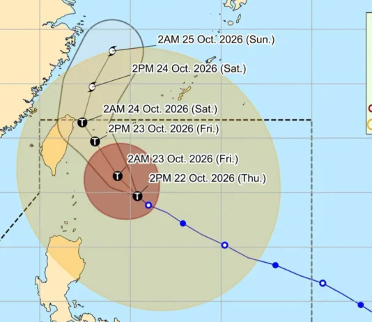 Bagyo Rosal, kimmapsot iti kategorya a Typhoon; Signal No. 2, nakaibayog pay laeng idiay Batanes ken Babuyan Islands