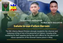 2 sundalong katulong sa pagsasagawa ng rescue operations sa bumagsak na Cessna plane sa Albay, patay matapos tambangan ng teroristang grupo
