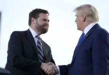 Senator JD Vance ng Ohio napiling runningmate ni dating US President Donald Trump sa darating na US Election sa buwan ng Nobyembre JD Vance, Donald Trump