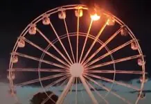 Labi sa 20 irido makalihis magliyab an Ferris wheel sa Germany Ferris wheel fire