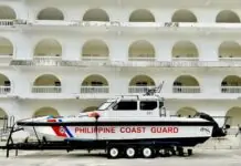 Bagong high speed response boat pinaglalaoman na dakulang tabang sa mandato kan Coast Guard Speed boat