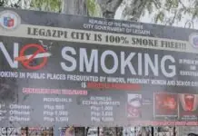 Violators kan Anti- Smoking Ordinance sa Legazpi City, buminaba- Smoke Free Unit SMOKE FREE UNIT