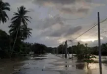 Mga evacuees sa Sorsogon na naapektuhan ng mga pagbaha, nai-decamp na flood in Sorsogon