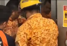 8 indibidwal na-rescue matapos ma-trap sa elevator sa Tabaco City trapped in elevator in Tabaco City