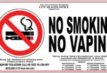 Bilang kan mga establishementong 100% smoke free sa Legazpi City, nagbaba- Smoke free Unit