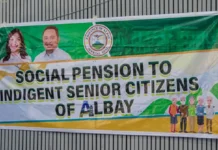 Social Pension kan mga Senior Citizens sa probinsya kan Albay, Pigdistribwer na