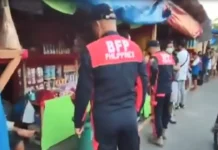 Guinobatan BFP, nag-inspeksyon na sa mga nagtitinda nin paputok sa banwaan BFP inspection