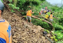 Barangay Guiamlong Road sa Caramoran, Catanduanes not passable huli sa nairehistrong landslide landslide in Guiamlong Road in Caramoran Catanduanes