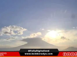 Bulkang Mayon, liwat na nagbuga nin abo; mantinidong nasa alert level 2