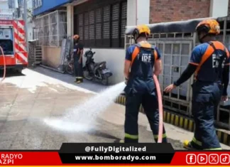 BFP Albay, tapos na an flushing operation huli sa ashfall kan Mayon