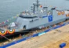 Ikatulong offshore patrol vessel kan Philippine Navy inilansar sa South Korea