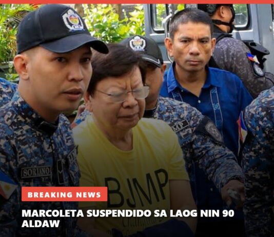 Sen. Marcoleta, suspendido nin 90 dias kan Sandiganbayan huli sa P75-M plunder case