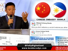 Chinese Embassy sa Maynila, nagpahayag nin mga agresibong argumento sa tahaw kan isyu kay Ambassador Jing Quan – House Lawmakers