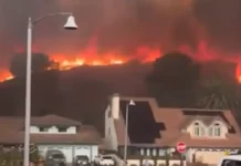 Mapaminsalang wildfire, nairehistro sa Southern California