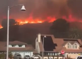 Mapaminsalang wildfire, nairehistro sa Southern California