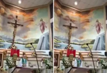 Padi, nagadan makalihis mahulugan nin Krus durante kan livestream mass sa Ecuador