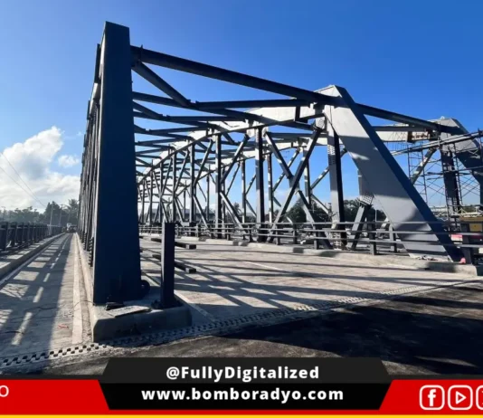 Kilicao-Binitayan Bridge sa Daraga, Albay, haros 90% na asin piglalaomang mabuksan sa Nobyembre