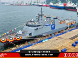 Ikatulong offshare patrol vessel kan Philippine Navy, ipiglansar sa South Korea
