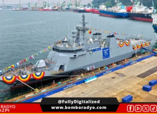 Ikatulong offshare patrol vessel kan Philippine Navy, ipiglansar sa South Korea