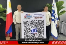 DTI Bicol, makabit nin QR code sa Maharlika highway para sa geotagging kan mga accredited repair shop