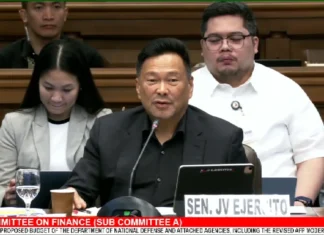 Sen. Ejercito, kinondena an mga Pilipinong suboot nagkakampi sa China sa tahaw kan tensyon sa WPS