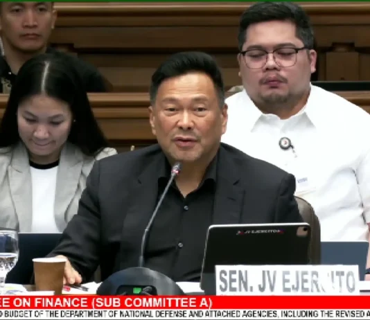 Sen. JV Ejercito, nangapodan nin matoninong na pagdakop ki Sen. Bato dela Rosa