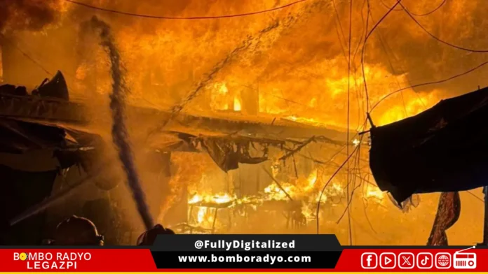 SORSOGON PUBLIC MARKET FIRE INCIDENT