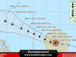 Super Typhoon Champi, pinaglalaomang maglaog sa PAR sa aldaw nin Martes asin papangaranang ‘Rosal’