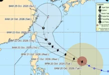 Signal No. 1 nakabandera sa nagkapirang parte kan Luzon huli sa Super Typhoon Rosal