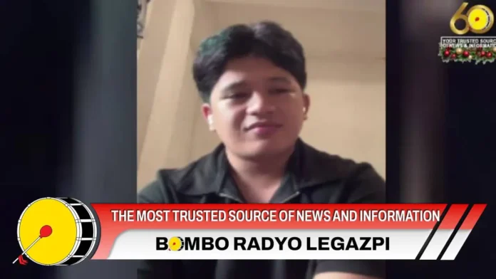 The Bicol Universitarian Editor-in-Chief Joshua Orante