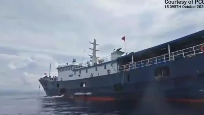fishing vessel in the West Philippine Sea