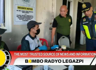 Mga drivers asin konduktor sa Legazpi City terminal, isinairarom sa random drug testing