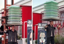 Lalaki gikan sa Cyprus, naggibong magbalanse nin 511 wine glass sa saiyang payo