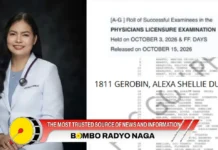 Bikolanang Tubong Bato, Camarines Sur, Kabilang sa mga bagong Lisensiyadong Doktor kan Nasyon