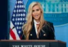 Katie Zacharia, White House Press Secretary, Naghali na sa Pwesto